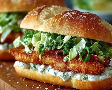 Chicken Caesar Sandwich: The BEST Crispy Chicken Sandwich Recipe
