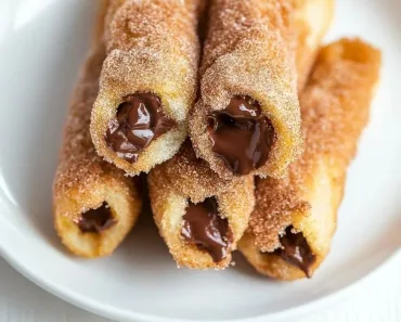 Homemade Churro Bites with Nutella