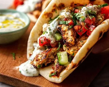 Quick Mediterranean Chicken Tacos