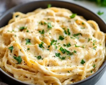 Cheesy Garlic Parmesan Spaghetti