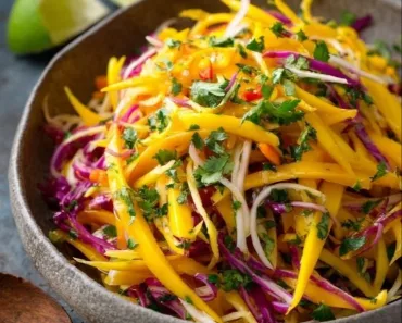 Delicious Mango Slaw – A Refreshing Take on Easy Meals & Vegetarian Dinners
