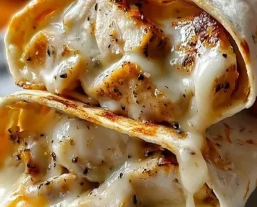 Easy Cheesy Garlic Chicken Wraps for Quick Dinner