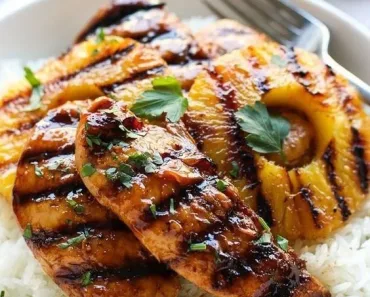 Hawaiian Chicken with Coconut Rice