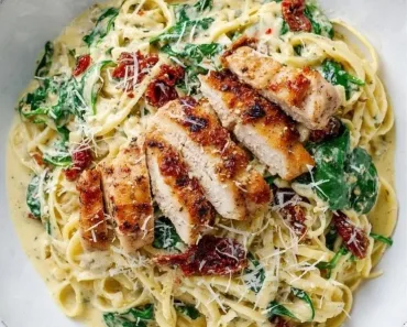 Light Pesto Pasta with Chicken | Healthy Spring Recipes