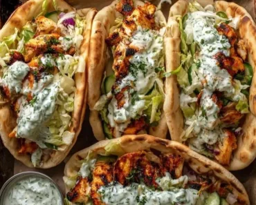 Sheet Pan Chicken Pitas with Herby Ranch
