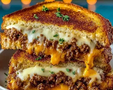 Ultimate Cheesy Ground Beef Melt