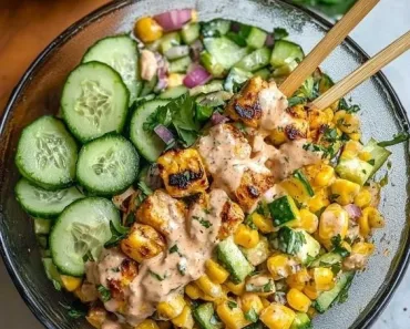Street Corn Creamy Cucumber Chicken Salad: An Amazing Ultimate Recipe