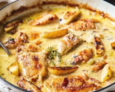 FRENCH CHICKEN CASSEROLE A LA NORMANDE